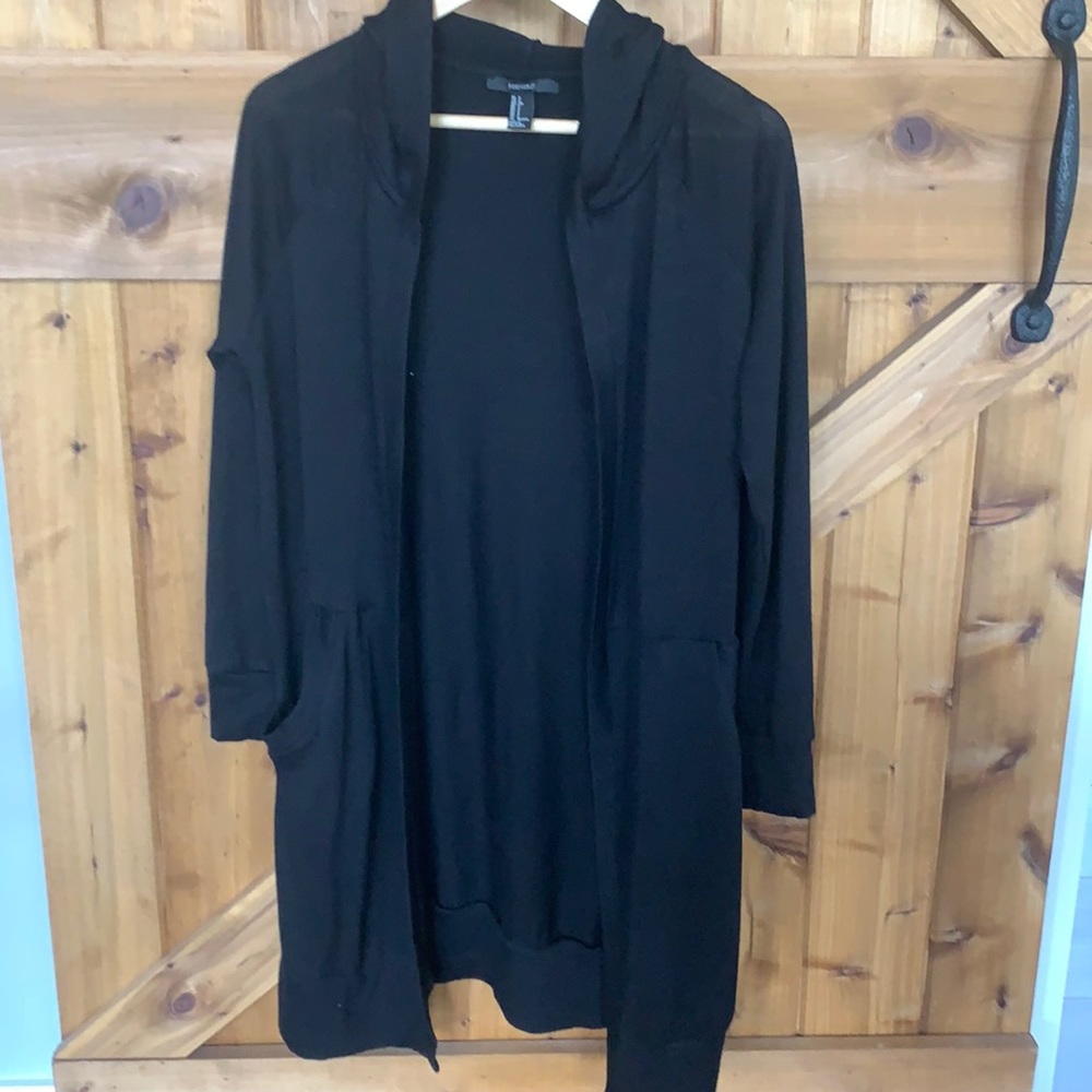 Hooded cardigan